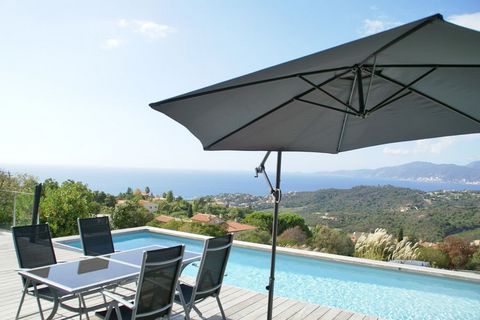 Enjoy your French vacation in this stylish child-friendly villa in Albitreccia, which has 3 bedrooms to accommodate 6 guests. If your idea of an ideal vacation is to take a dip in the swimming pool, while looking at the spectacular sunset over the ba...