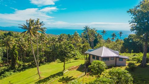 * EXCLUSIVE LISTING — you will only see this unique, sustainable, turn-key, small resort-hotel property offered here at Professionals! * Welcome to award-winning Vakanananu Retreat Fiji – completely “off grid” hilltop oasis overlooking the azure wate...