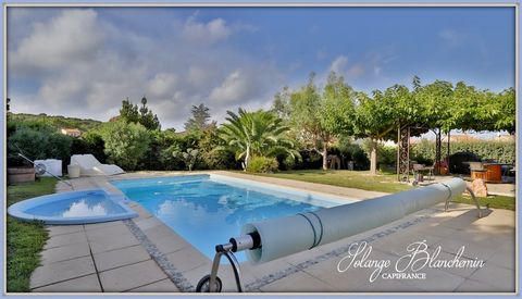 Dpt Hérault (34), Proche Béziers, maison P5 de 135 m² - Terrain de 1 002,00 m² - Plain pied- garage- piscine -vue