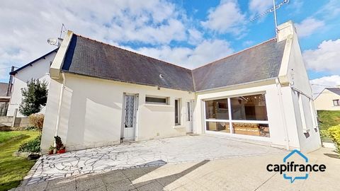 Dpt Côtes d'Armor (22), à vendre PLOUMAGOAR maison 4 pièces de 108 m² - Terrain de 459 - Plain pied