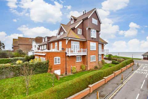 Originally designed by the renowned Edwardian architect Sir Basil Champneys, this superb marine residence is one of the largest properties in Whitstable and stands out as a landmark in a Conservation Area along the elegant Marine Parade, with uninter...