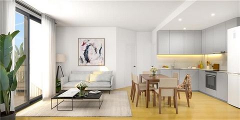 Brand new. Apartment in Aragon area, living room with open fitted kitchen, 1 bedroom, 1 bathroom, laundry room, aerothermal energy, porcelain stoneware floors, pre-installation of air conditioning, terrace, garage space and optional storage room. Del...