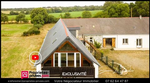 -EXCLUSIVE - Come and discover this magnificent property nestled in the heart of a picturesque, unspoilt landscape, just 10 minutes from Châteaubriant and close to all amenities in the commune of Erbray. Le Bois is superbly located in the centre of t...