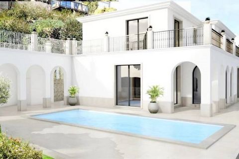 Great investment opportunity, exceptional location, incredible sea view. Save part of the notary fees by buying through the Cabinet. Ideally located, just 10 minutes by car from Monaco, come and discover this villa under construction, nestled in a ga...