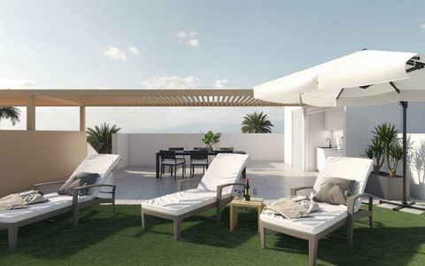 Bungalows for sale in San Pedro del Pinatar, Murcia, Costa Cálida These incredible homes are located just 1,3km from the beach, close to all services and the city center, consisting of 3 bedrooms and 2 bathrooms, living room, kitchen, garden and priv...