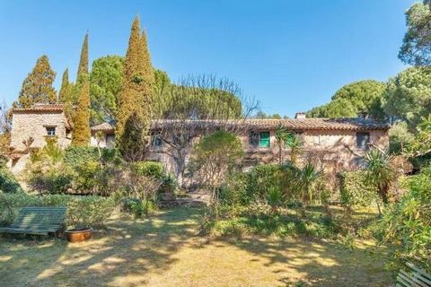 A charming Provencal mini-estate set in 3 hectares of flat land in the valley below a medieval village,45 minutes from Nice International airport, 17 kilometres from the coast,10 minutes from the world class golf at Terre Blanche and with uninterrupt...