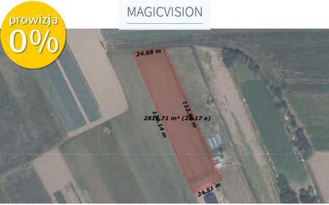 MagicVision offers for sale a plot of land with utilities (gas, electricity, sewage) in Kościelniki (Nowa Huta district). The plot has a regular rectangular shape with dimensions of approx. 115 m x 25 m (including a 5 m wide road, stretching along th...
