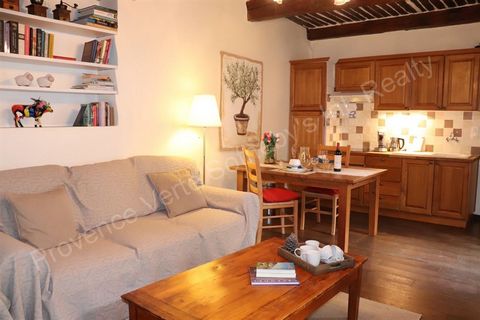 Set in the heart of medieval Tourtour, one of the most beautiful villages in France, is this charming apartment. Consisting of an open-plan living-kitchen-dining room, a shower room and a double bedroom, it is full of authentic features such as tradi...