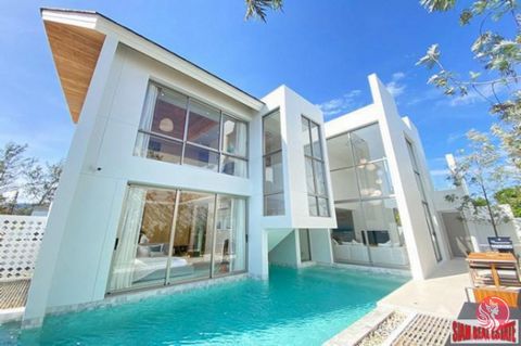 LuxPride VillaContemporary three bedroom pool villa project which blends modern, minimalist architecture with surrounding nature. These are uniquely designed pool villa with full-service facilities.The ground floor contains a large open living room w...