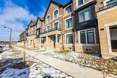 ***taxes yet to be assessed***Welcome to this beautiful Freehold double car garage beautiful townhouse 3+1 bedroom & 4-bath modern elevation townhome located in the most desirable neighborhood of Caledon. Located on quiet street facing detach houses ...