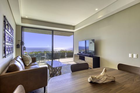 This exceptional penthouse features two modern bedrooms and two bathrooms and comes furnished to create a bright contemporary living space with stunning ocean views. The open concept living area seamlessly flows into a charming terrace complete with ...