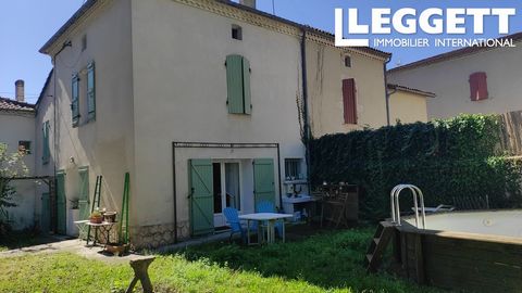 A24283SRS47 - Lovely house with good sized garden in the pretty wine producing village of Buzet, with part in-ground pool and off-road parking. Within easy reach of Bordeaux and Toulouse, 1 hr and 30 mins from Agen. Situated in the beautiful Albret a...