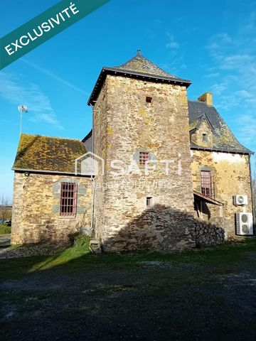 À l'abri du tumulte urbain, ce charmeur manoir du 14ème siècle est niché dans la paisible commune de Saint-Aignan-sur-Roë (53390), offrant un cadre de vie bucolique et authentique. Située dans un environnement verdoyant, cette propriété bénéficie d'u...