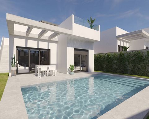 NEW BUILD VILLAS IN ALGORFA GOLF RESORT New Build residential of independent villas in La Finca Golf course, Algorfa. Villas build over 1 floor and consists of 3 bedrooms, 2 bathrooms, open plan kitchen, the living room with open views to the terrace...