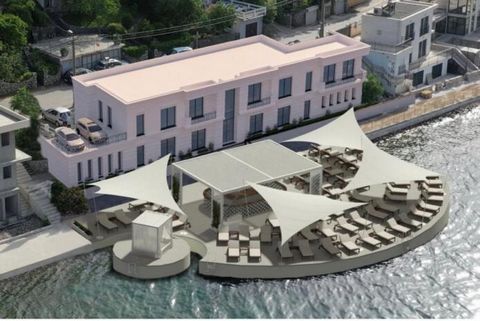 The hotel is in a wonderful location, right on the coast of Krašići. The entire building is oriented towards the sea, all areas of the hotel have a sea view.  A microlocation for Mini hotel and Yacht Club development, is located in the immediate vici...