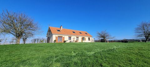 In the town of Grandcamp-Maisy, close to the D-Day landing beaches, the Immo St Marcouf agency presents this residential house of about 150m2 offering a single-storey living comprising: On the ground floor: entrance, living room with open kitchen, 3 ...