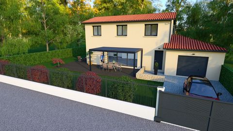 In the town of Miribel, in the heart of a residential area located in Les Echets. An ideal location, close to the train station and access to the motorway as well as schools and shops. We offer you a tailor-made house in this new secure development w...