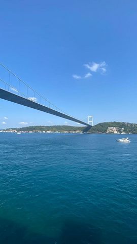 Newly Renovated Mansion for Sale in Sarıyer Rumeli Fortress Features; Luxuriously Furnished, Newly Renovated, with 10 Meter Quay, Garden, Terrace, Elevator and Open Car Park, in Rumeli Hisarı District of Sarıyer District. Year of construction: 1944 L...
