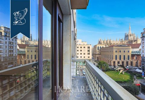 In the prestigious heart of Milan, a few steps from the iconic Cathedral, this exclusive 450-sqm flat with a 10-sqm balcony is for sale on the third floor of an elegant building. Currently used as an office, this property can easily be converted into...