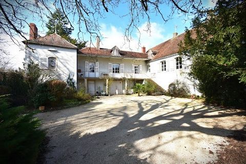 11353 - 25 minutes south of Beaune - Near Santenay - on a plot of approximately 11,000 m2, beautiful 17th century property of approximately 230 m2 of living space with pretty compound park; entrance, reception room with fireplace and exposed beams, f...