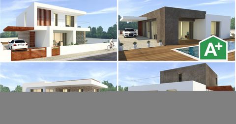 Villas with pool and garden, near the beach - Salir do Porto Prices from 370.000EUR. - Plot 41: 2-bedr. single-storey villa with pool, ready to move into this year 2024 (sale price 390.000,00EUR). - Plot 42: 3-bedr. single-storey villa with pool, rea...