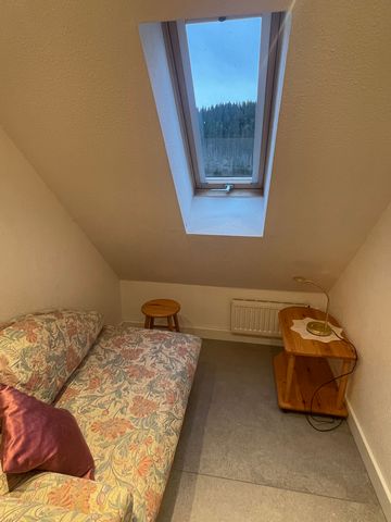 Enjoy the Black Forest in the beautiful, cosy attic apartment with balcony and great view! The apartment is fully equipped and ready to move into immediately.