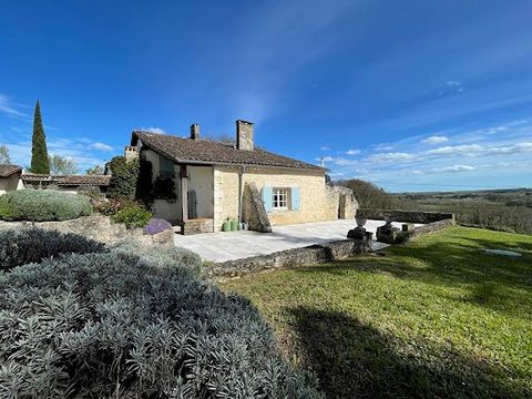 This beautiful stone property is located in a quiet, elevated position with stunning views of the surrounding countryside. Wonderfully renovated with high quality materials and tasteful decor, this property has been extremely well maintained by the c...