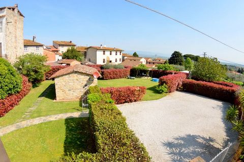 This holiday home in Pescaglia has 2 bedrooms where a family of 5 can stay comfortably. There is central heating, terrace, and barbecue to enjoy. The medieval town of Castelvecchio is nearby to explore. You can enjoy relaxing strolls or mountain bike...