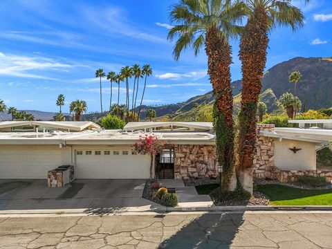 Step into quintessential Palm Springs lifestyle with this architecturally significant mid-century gem in the much sought-after Canyon Estates. Designed by Charles DuBois and built in 1971 by Roy Fey, this spacious 2,600 sq.ft. home is situated on FEE...