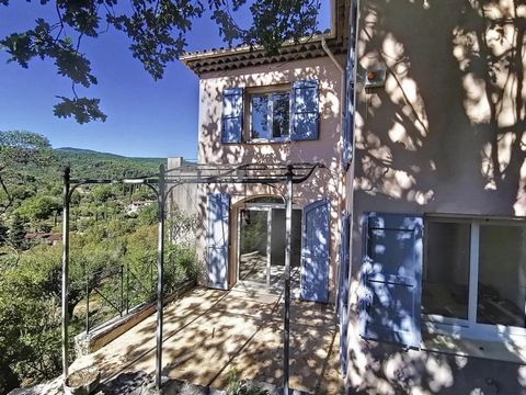 FAYENCE FOR SALE 5-ROOM HOUSE approximately 180m² COMPLETELY RENOVATED with studio and outbuilding on 3207m² of land. Architect-designed house with original cutouts, completely renovated (woodwork, floor, electricity, sanitary facilities, roof, etc.)...