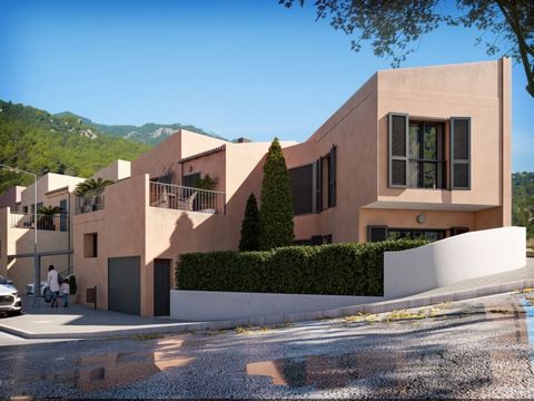 A development formed of 13 two-story townhouses built in authentic Mallorca style. Every home will have 3 bedrooms, 2 bathrooms, and a courtesy bathroom together with a fully equipped fitted kitchen and a spacious living/dining room that opens out on...