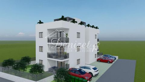 One-bedroom apartments in a building under construction on the southern, sunny side of the island of Čiovo are for sale. The building has a total of six residential units spread over three floors: ground floor, first and second floor. There are 2 one...