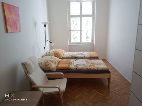 The apartment is located in a beautiful part of Prague - Královská Vinohrady. Not many tourists visit the place. But it is beautiful in that there is not so much traffic here, but it has its own charm. From the room you look into the one-way street.T...