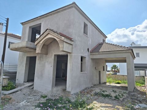 3 bedroom, 2 bathroom, 1 WC detached NEW BUILD house in convenient location of Sotira - ALS103DP This is a superb opportunity to own a modern design, detached villa. With an open plan kitchen, living and dining room the property will be finished with...