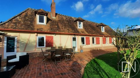 20 minutes from Rouen, character farmhouse with garden, Seine-Maritime 76, for sale. Located in a small village 19 km from Rouen-Gare, this characterful, bright farmhouse offers pleasant volumes for a living area of 210 m2. From the entrance, the cor...