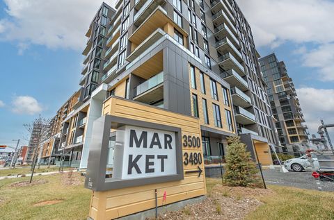 Rare 3-bedroom condo at Market phase 4. Construction end 2022. Occupying the corner of the 11th floor of a 13-storey building, with panoramic views of Laval. Your wish is now a reality! Find a magnificent newly built condo offering 3 good-sized bedro...