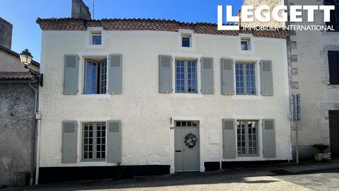 A28203DD86 - Ready to move in, this gorgeous house on a quiet side road in the medieval town of Lussac-les-Châteaux, offers a wonderful opportunity for a family to make a new life. Within a couple of minutes walk of the market square this beautiful f...