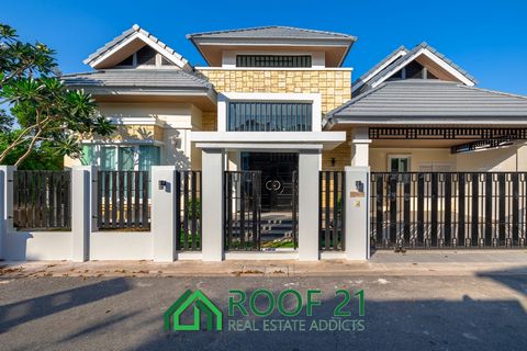 Luxury Single-Story Pool Home in Sirisa 16 Village – Priced at Only THB 10.99 Million!  Key Features: • Land Area: 90 sq. wah (360 sq.m.) • Living Area: 250 sq.m. • Bedrooms & Bathrooms: 3 spacious bedrooms and 4 bathrooms • Corner Lot: Offers enhanc...