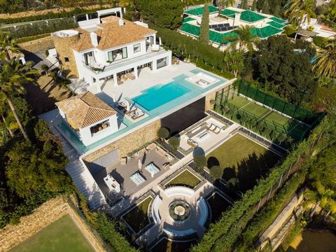 Experience the pinnacle of luxury living at this breathtaking Villa, an extraordinary family residence nestled in the prestigious La Cerquilla enclave in Nueva Andalucia. This tri-level home boasts mesmerizing views of the Mediterranean Sea and is en...