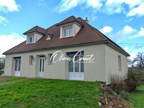 AUTHON DU PERCHE (28330) Cet agréable pavillon individuel familial offre, sur 130 m² habitables environ, un séjour lumineux avec cheminée insert, une cuisine aménagée, quatre chambres dont deux en rez-de-chaussée, une salle de douches, deux wc séparé...