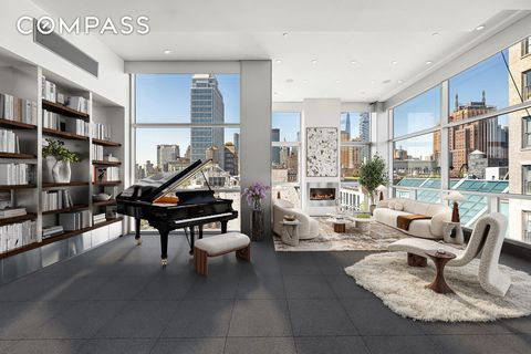 The Penthouse at 39 Crosby An unparalleled & uniquely private Indoor/Outdoor Living Experience in the Heart of SoHo’s Cast Iron Historic District Notable Features: - 6,086 Sq Ft Interior - 3,400 Sq Ft Private Outdoor Space - 14 Ft ceiling height on p...