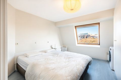 This modern apartment on the second floor offers a comfortable stay in the heart of Oostduinkerke. Perfect for families or small groups, it features a spacious master bedroom with a double box-spring bed and twin duvets, while the second bedroom incl...