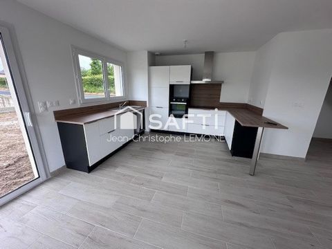 Plain pied neuf 100 m2,trois chambres, garage centre