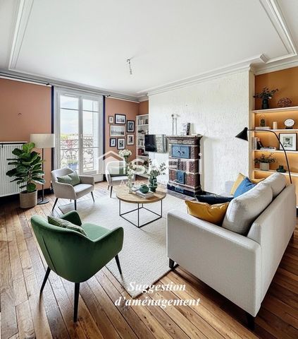 Appartement traversant avec vue dégagée et projet d’ascenseur