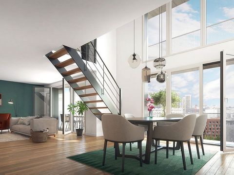 THIS NEW TOP FLOOR APARTMENT IS SOLD. IF YOU ARE SEARCHING TO BUY AN APARTMENT IN PARIS, SEND YOUR REQUEST TO US AT INFO@LIVINGONTHECOTEDAZUR.COM This new program is located in the city of Paris intramural (13th arrondissement of Gobelins). Forty new...