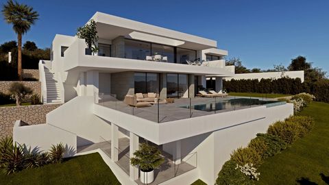 Nieuw gebouwde villa met spectaculair uitzicht op zee in Benitachell. Gelegen in een van de bevoorrechte gebieden in Cumbre del Sol, dicht bij pittoreske baaien en diensten zoals supermarkt, restaurants, tennisbanen, apotheek, kapper en de internatio...