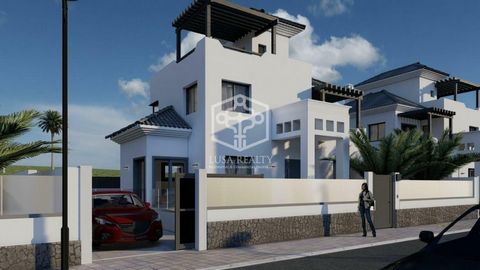 Brand new Luxury 4 Bed Villa This brand-new luxury 4-bedroom villa due to be completed by the end of September is situated in Amarilla Golf, San Miguel de Abona. A bright and spacious property it comes with 4 double bedrooms with one on the ground fl...