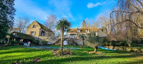 Dpt Loiret (45), à vendre ESTOUY superbe propriété avec demeure, 3 dépendances aménagées, piscine, 4 garages et cave voûtée