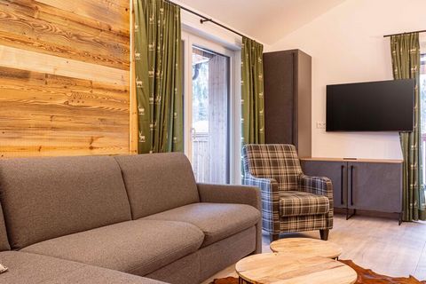 Questo appartamento moderno e accogliente si trova nel piccolo parco vacanze Resort Turrach Lodges, inaugurato alla fine del 2021. Si trova sulla Turracher Höhe ad una sana altitudine di 1.700 m, al confine tra Carinzia e Stiria, a 4 km dal centro e ...
