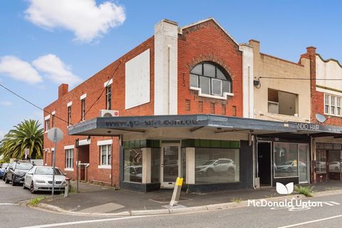 This prominently located mixed use premises is just waiting for the right owners to breathe new life into it. Situated on a highly accessible and coveted corner spot within the buzzing Puckle Street retail precinct, the 100sqm (approx.) of ground flo...